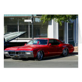 Classic red car (Front Horizontal)