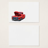 Classic Red Chevy Truck Customized (Front & Back)