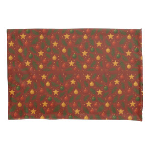 Classic Red Christmas Pillow Case – Festive