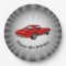 Classic Red Corvette Design Paper Party Plate