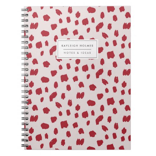 Classic Red Dalmatian Notebook