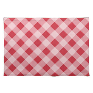 Classic Red Gingham Placemat