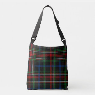 Classic Red Green Blue Black Plaid design Crossbody Bag