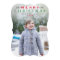 Classic Red Green Merry Christmas Snowflakes