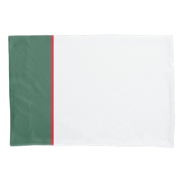 Classic Red & green Pillow Case (Front)