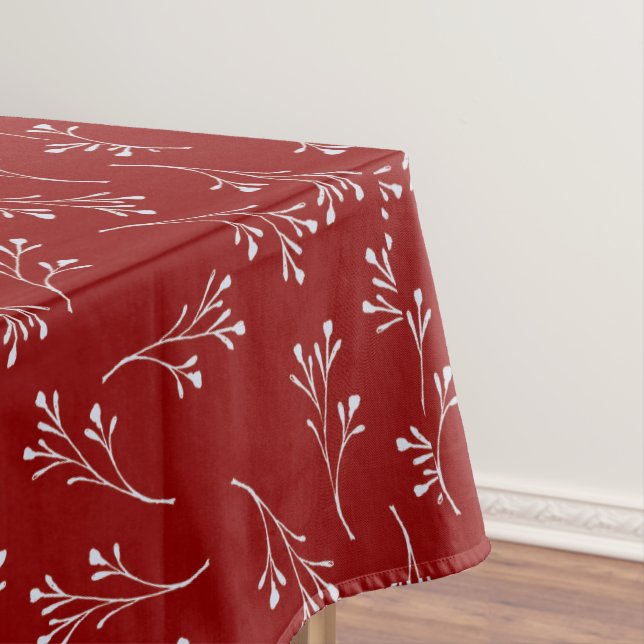 Classic Red Holiday | Christmas Dinner Tablecloth (In Situ)