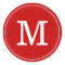 Classic Red Monogram Envelope Seal