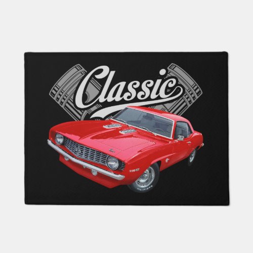 Classic Red Muscle Doormat