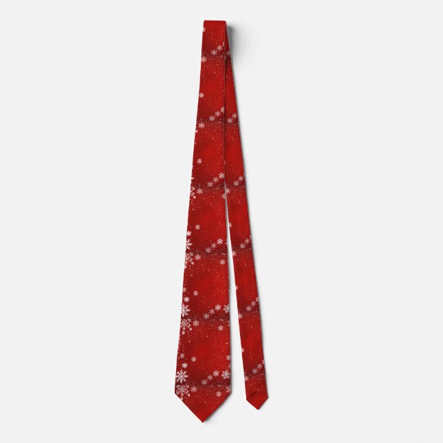 Classic Red Neck Tie. Neck Tie (Front)