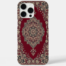 Classic Red Persian Rug Phone Case – Floral Medall