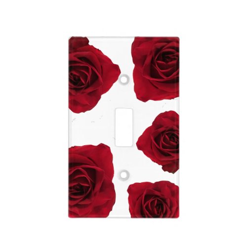 Classic Red Roses Light Switch Cover