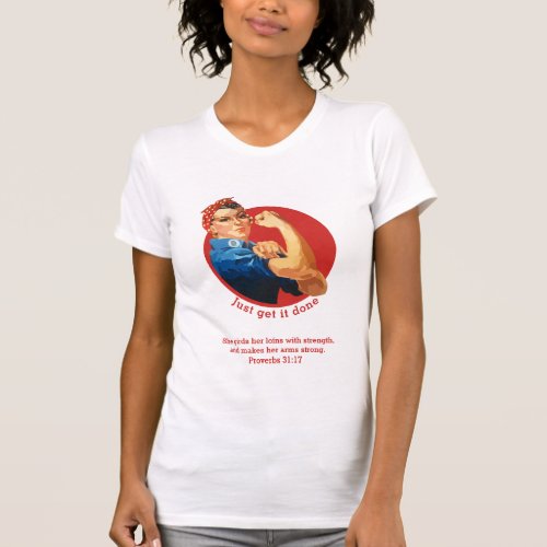 Classic Red ROSIE THE RIVETER T_Shirt