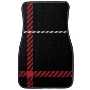 “Classic Red Stripe” Car Floor Mats