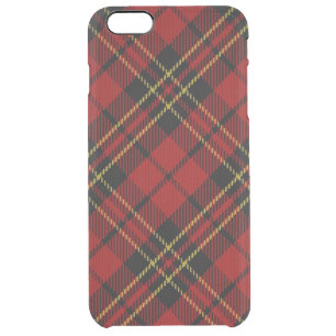 Classic Red Tartan iPhone 6/6S Plus Clear Case