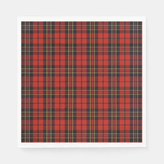 Classic Red Tartan Paper Napkins
