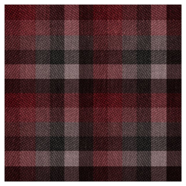 Classic red Tartan Plaid.  Fabric (Swatch)