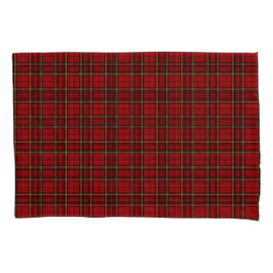 Classic Red Tartan Plaid Pillow Case