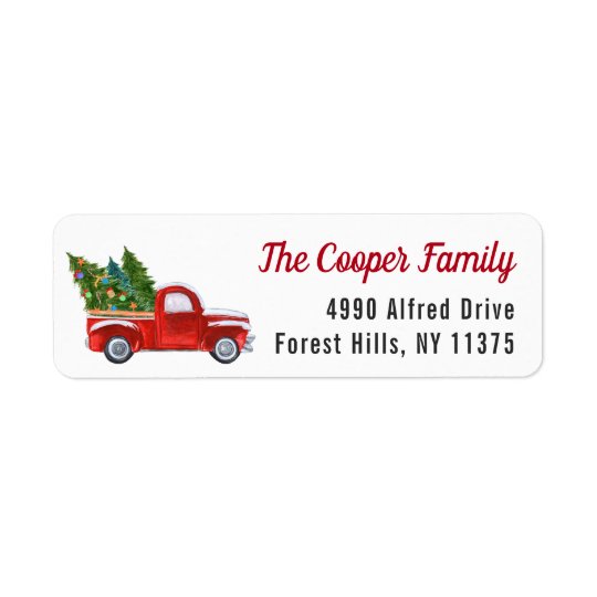 Address Labels Christmas Spirit Design 30 Per Page Works