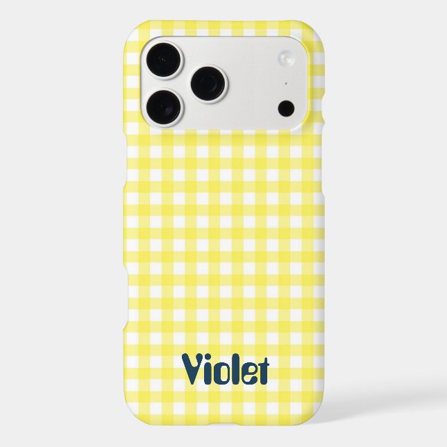 Classic Red & White Gingham Check Seamless Pattern Iphone Case (Back)