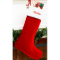 Classic Red & White Velvet Christmas Stocking