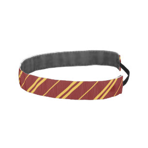Classic Red Yellow School Stripes Vector Art Athletic Headband