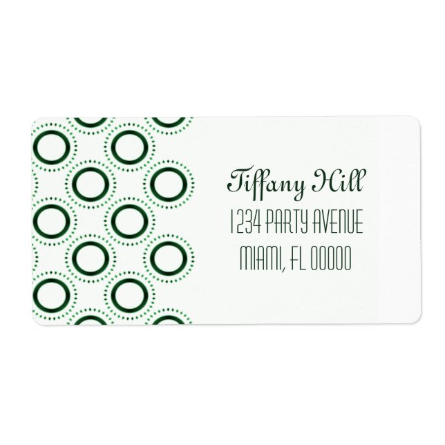 Classic Refinement Shipping Labels (Front)