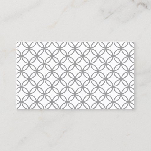 Customizable CLASSIC REGENCY GRAY/WHITE BUSINESS CARDS
