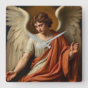 Classic Renaissance Angel Wall Clock