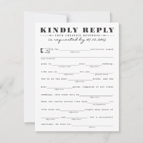 Classic Response Card