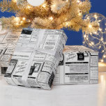 Classic Retro Advertising Wrapping Paper