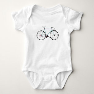 Classic Retro Bicycle Baby Bodysuit