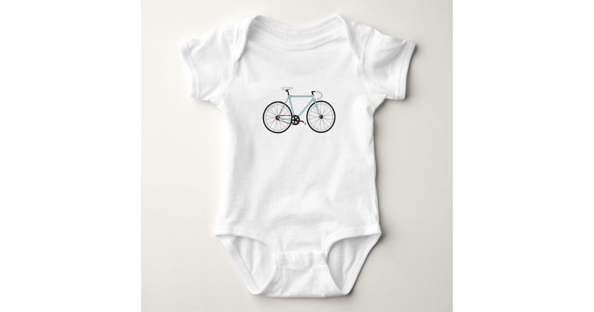 Classic Retro Bicycle Baby Bodysuit | Zazzle