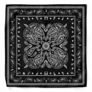 Classic Retro Black  Bandana