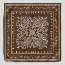 Classic Retro Brown  Bandana