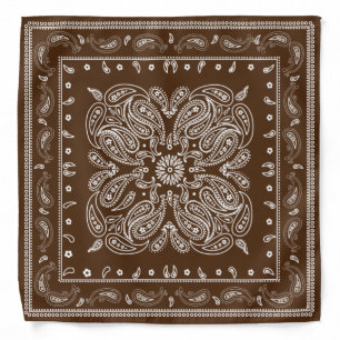 Classic Retro Brown Bandana
