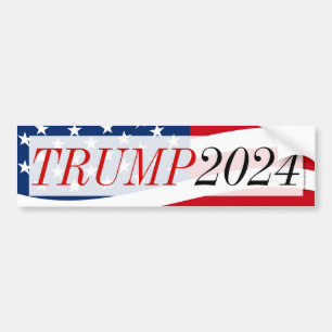 Classic Retro Donald Trump Bumper Sticker