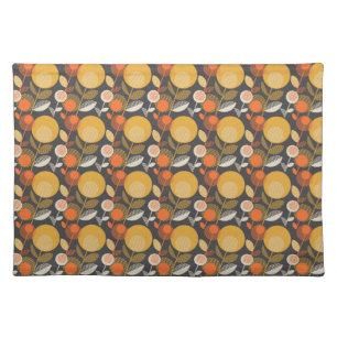 Classic Retro Floral Pattern Cloth Placemat