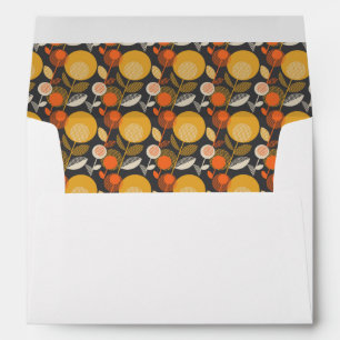 Classic Retro Floral Pattern Envelope
