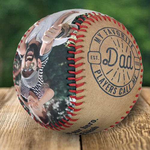 Classic Retro For Dad From Kids Fun Baseball
