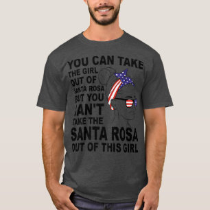 Classic Retro Girl From Santa Rosa Proud Santa Ro T-Shirt