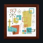 Classic Retro Jewelry Box<br><div class="desc">Classic retro a go-go! Stylish,  cool and retro all at once!</div>