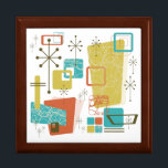 Classic Retro Jewelry Box<br><div class="desc">Classic retro a go-go! Stylish,  cool and retro all at once!</div>