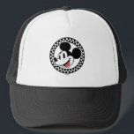 Classic Retro Mickey Mouse Checkered Trucker Hat<br><div class="desc">Relive the magic of your childhood with this charming Classic Retro Mickey Mouse Checkered T-shirt! This fun and stylish tee features a bold, graphic print of Mickey Mouse in his classic black and white design, set against a backdrop of playful black and white checkers. The design is reminiscent of Mickey's...</div>