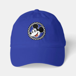 Classic Retro Mickey Mouse Checkered Youth Dad Hat