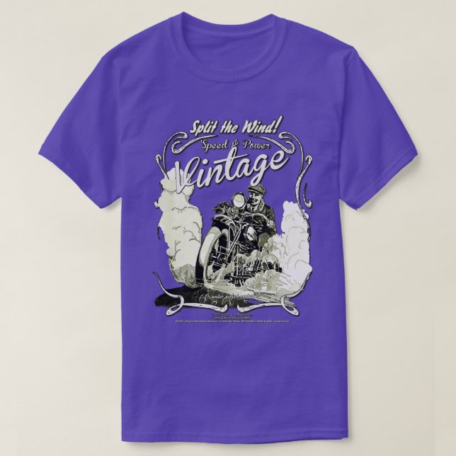 Classic Retro Motorcycle gift T-Shirt (Design Front)