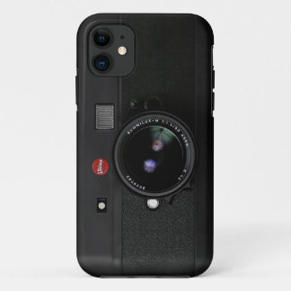 Classic Retro Old Vintage Black doff Camera iPhone 11 Case