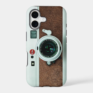 Classic Retro Old Vintage brown leather Camera iPhone 17 Case