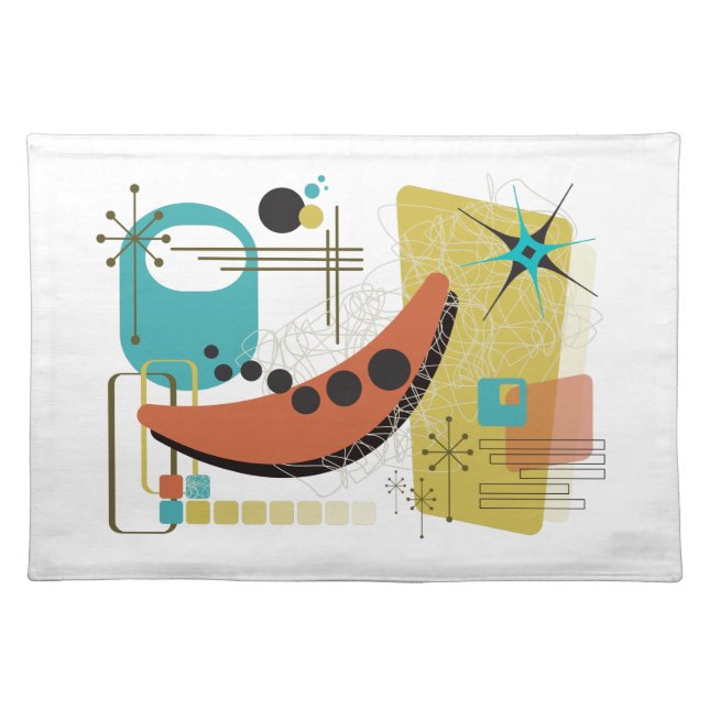 Classic Retro Redux Cloth Placemat (Front)