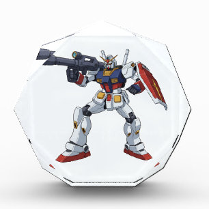 Classic Retro RX-78-2 Gundam Mecha Anime Illustrat Acrylic Award