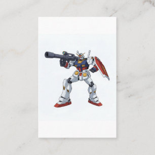 Classic Retro RX-78-2 Gundam Mecha Anime Illustrat Business Card